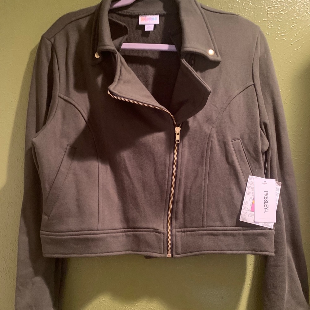 LuLaRoe Green Large Presley Jacket